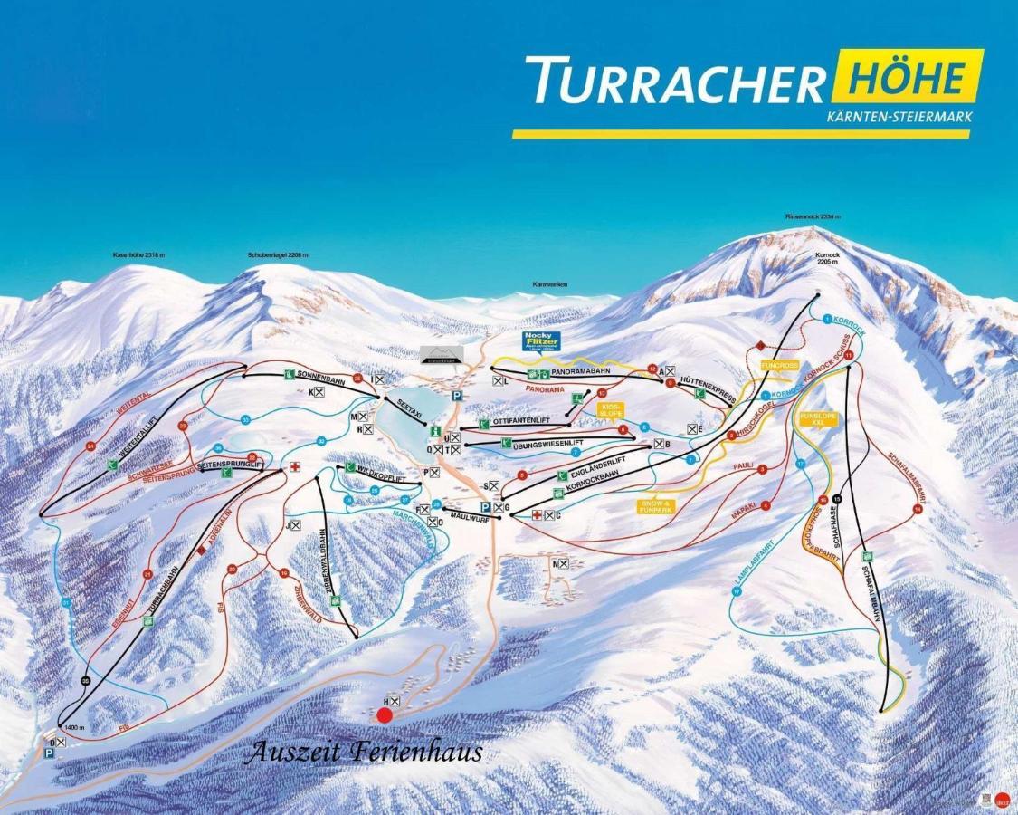 Auszeit Ferienhaus Fur 6 Personen ,Mit Grosser Terrasse Und Panoramablick, Turracher Hohe -A1 Haus 436 A Links- Екстериор снимка